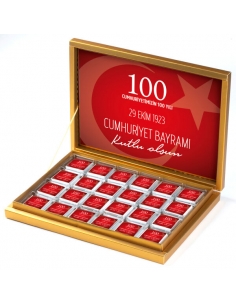 29 Ekim Cumhuriyet Bayramı Çikolata Kutusu 2