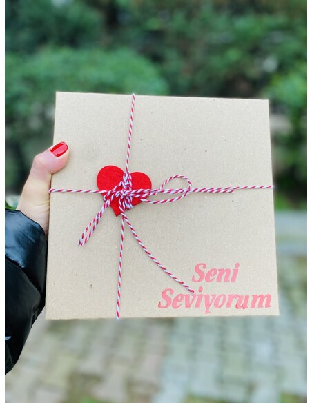 SEVGİLİLER GÜNÜ ORTA BOY BOŞ HEDİYE KUTUSU