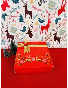 Yılbaşı Yeni Yıl Boş Hediye Kutusu