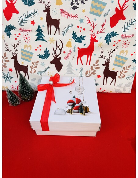 Yılbaşı Yeni Yıl Boş Hediye Kutusu